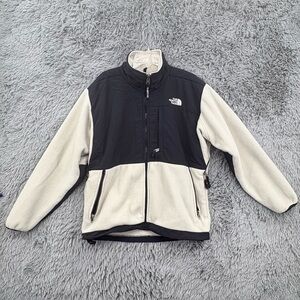 North Face Jacket Womens Medium Retro Denali Polartec Fleece Hem Cinch Black